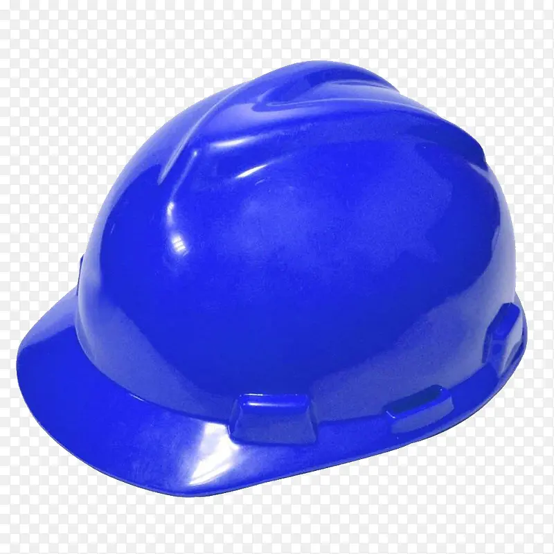 蓝色安全帽