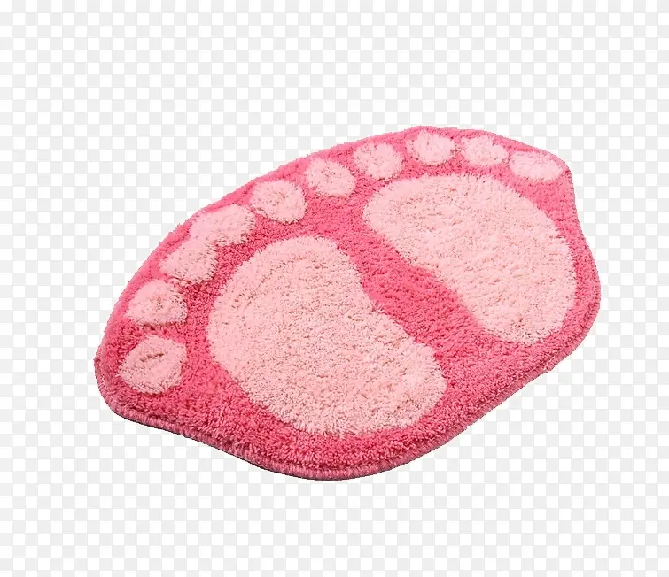 粉红色的脚垫