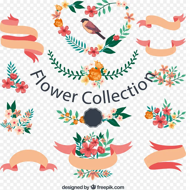 各种花卉装饰免费下载