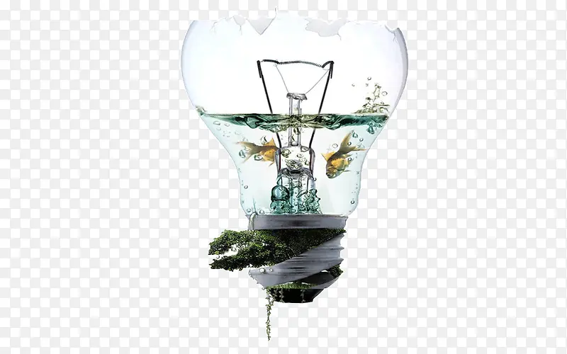 创意鱼缸灯泡