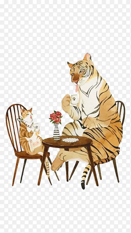 猫和老虎