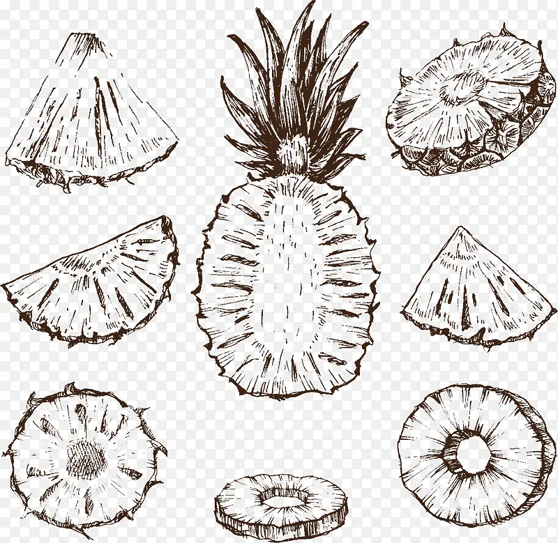 菠萝的多种切法