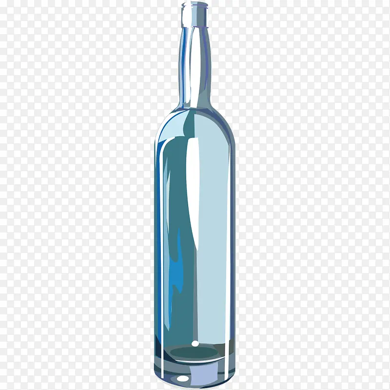 透明酒瓶图形