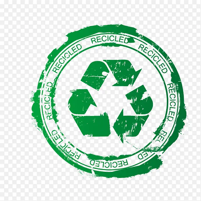绿色环保图章
