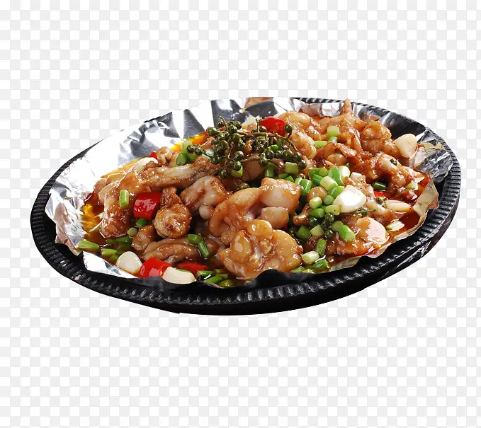 铁板干锅牛蛙