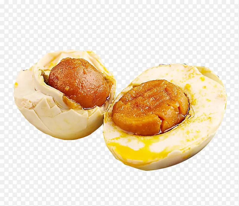 黄色咸鸭蛋出油蛋黄