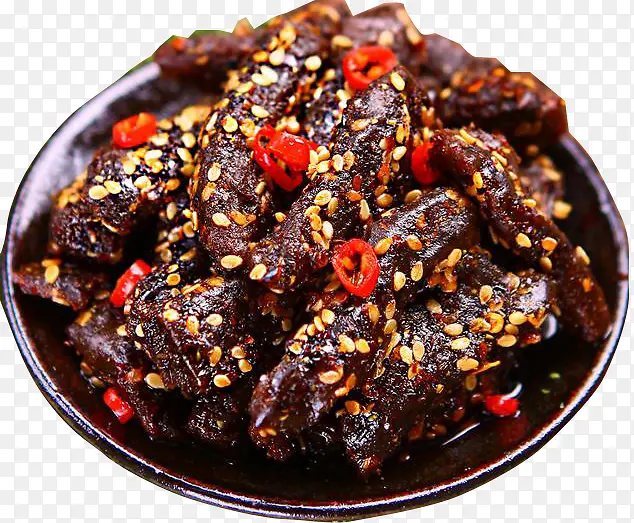 椒麻辣牛肉干