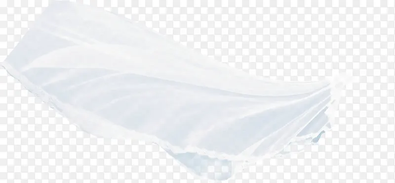 洁白透明丝巾