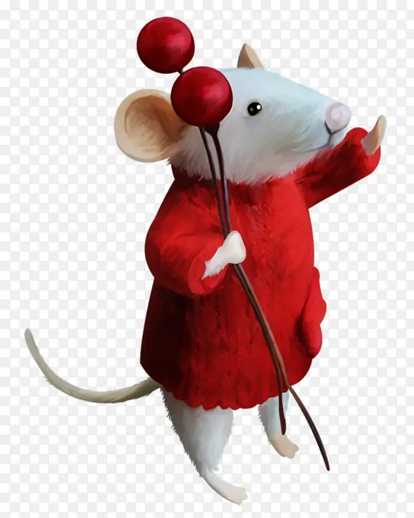 红色小老鼠