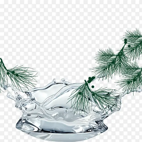 水晶盆景素材