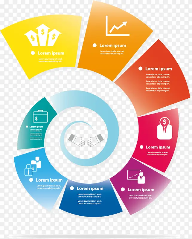 矢量螺旋图表