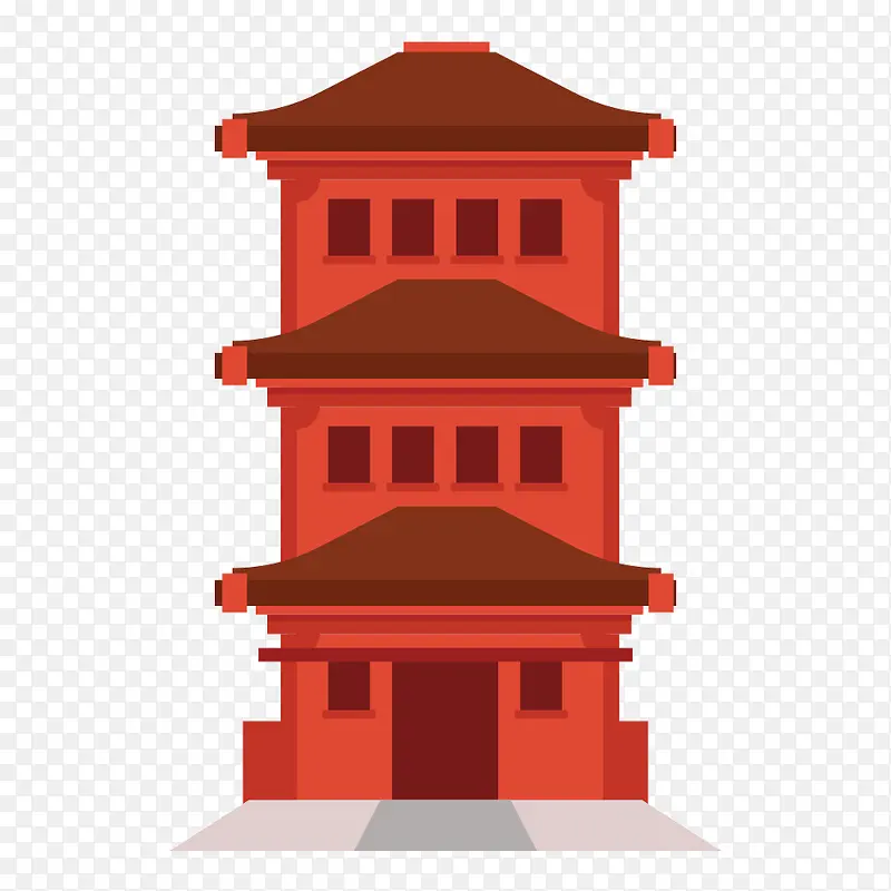 三层楼古典建筑