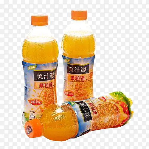 三瓶美汁源果粒橙
