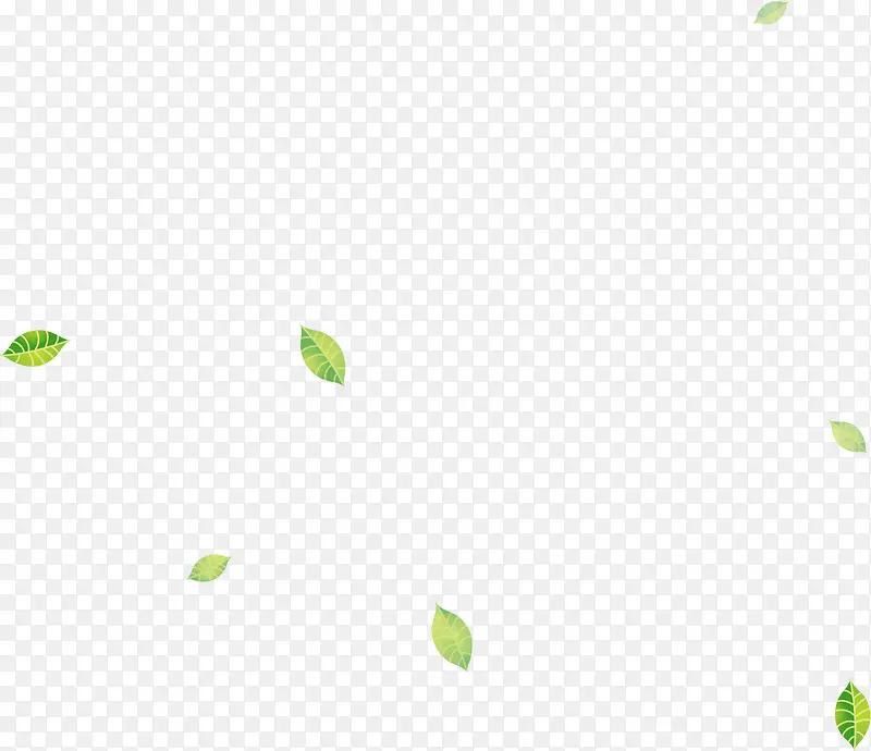 绿色树叶漂浮