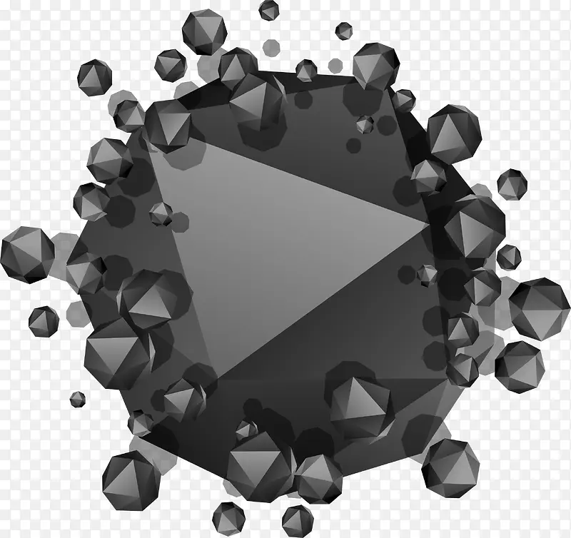 金刚石黑色分子结构