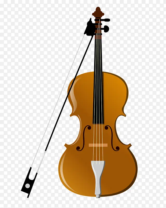 小提琴卡通图案