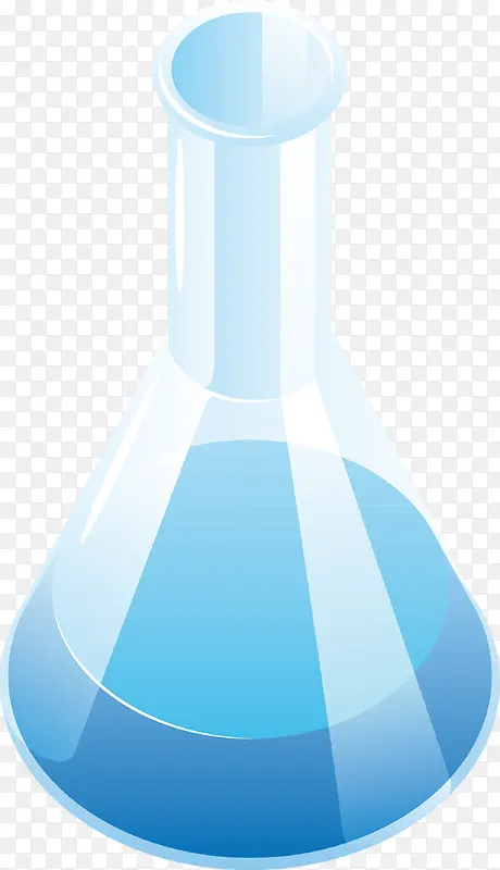 天蓝色玻璃瓶元素