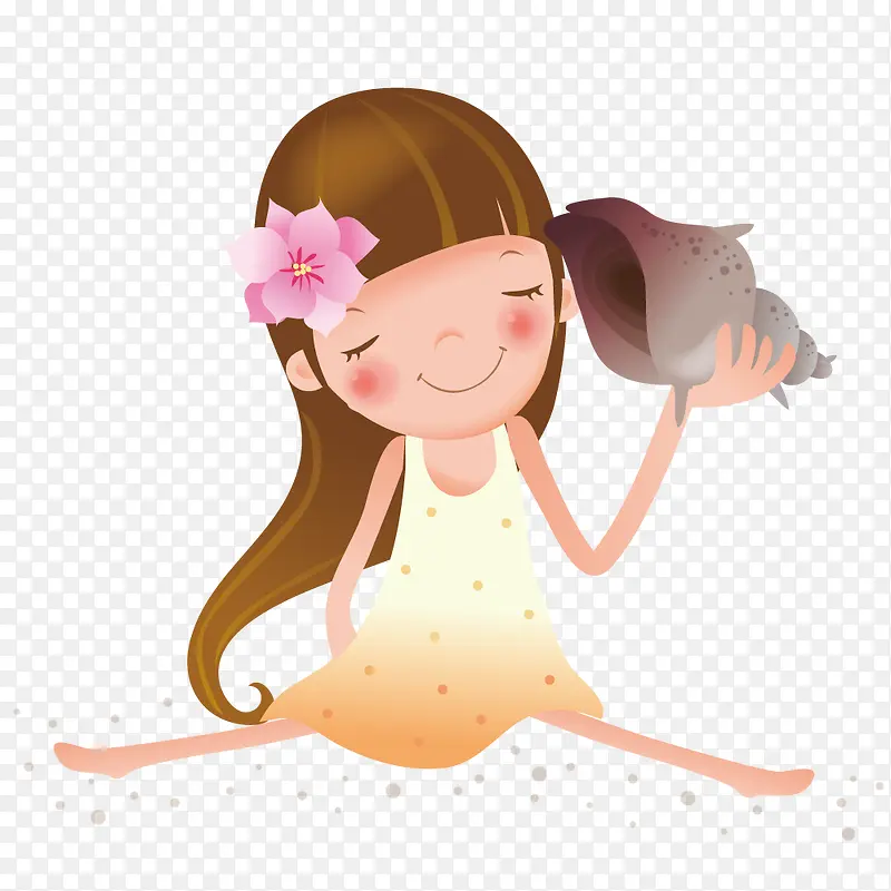 听着海螺的声音