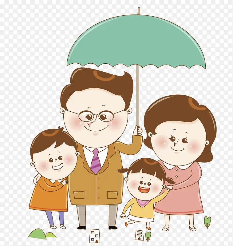 可爱一家人