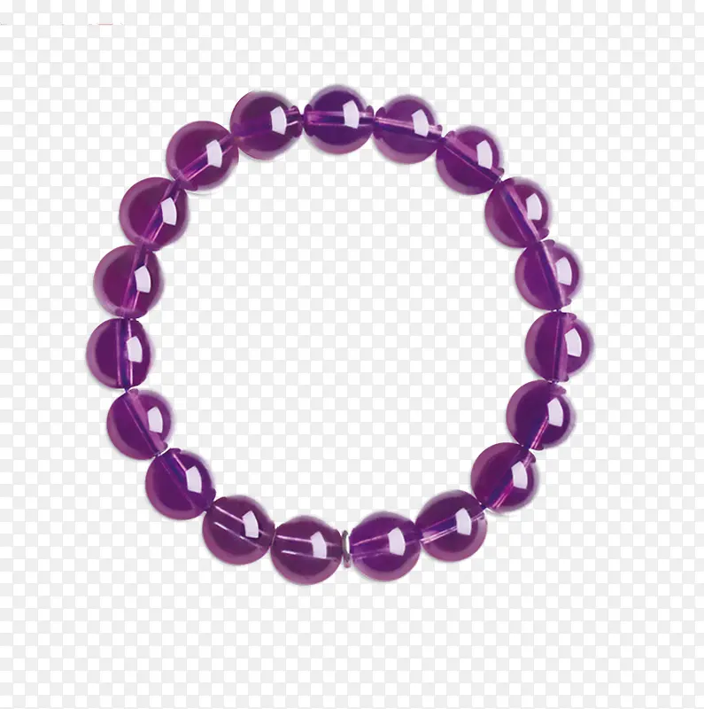 石头记紫水晶串珠手链