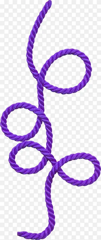 蓝紫色漂亮绳子