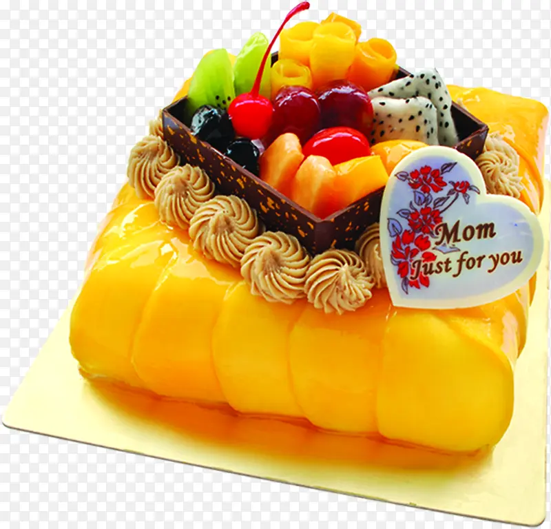 方形生日蛋糕水果蛋糕
