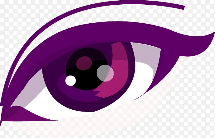 紫色眼睛