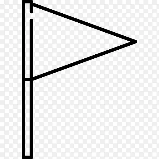 三角旗图标