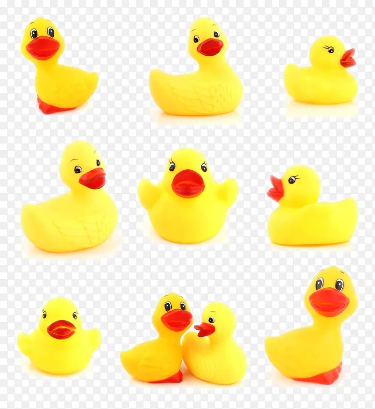 可爱的卡通小黄鸭玩具