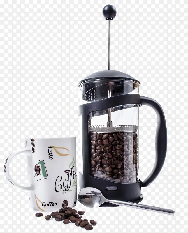 水杯和咖啡机