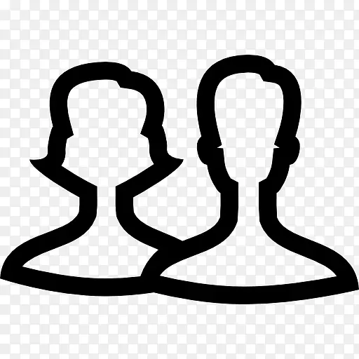 人们所象征的男性和女性的几头图标PNG图片素材下载_图片编号ylvarmap-免抠素材网
