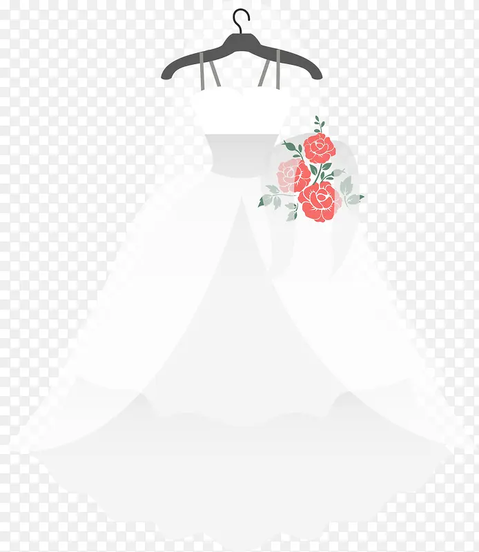 新婚美丽白色婚纱