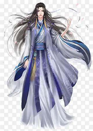 法师风格古装美男