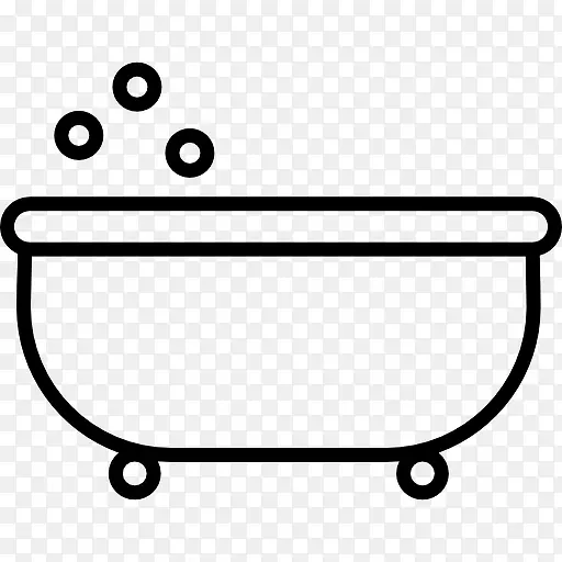 浴缸轮廓图标