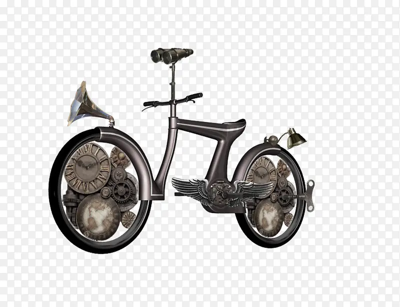 复古金属质感单车