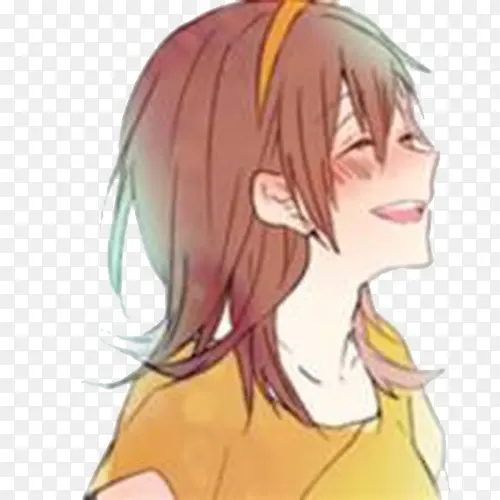 花痴女孩素材图片