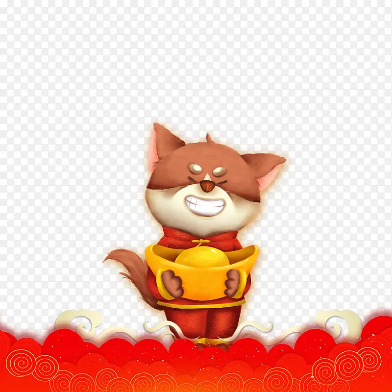 卡通小狗