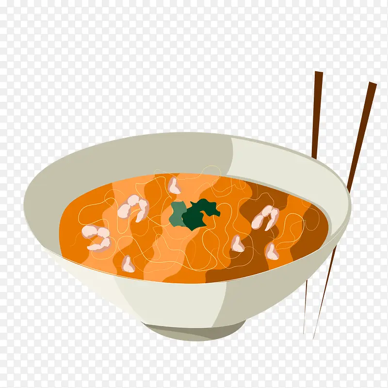 碗里的面食食物设计