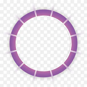 圆环十二星座圆环紫色圆环