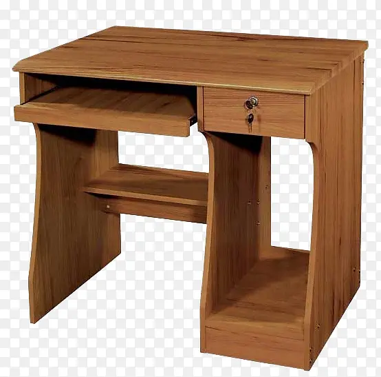 木纹简易电脑桌