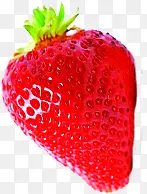 合成手绘红色鲜艳的草莓