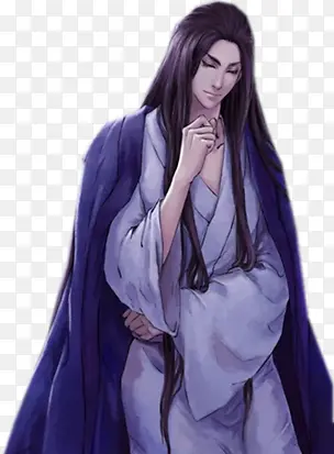 长发古装美男子