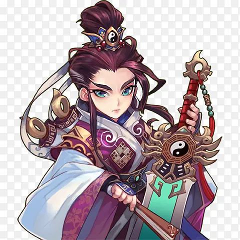 一手持剑一手持扇游戏人物
