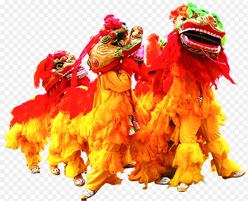 开业促销舞狮背景图片