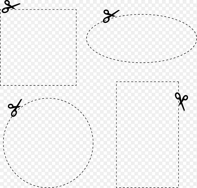 矢量手绘沿虚线剪下PNG图片素材下载_图片编号qolkvdom-免抠素材网