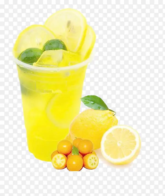 美味的金桔柠檬素材图片