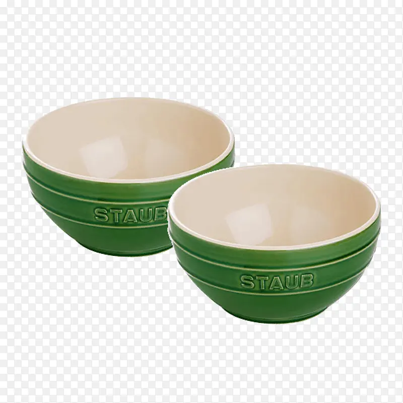 绿色陶瓷饭碗