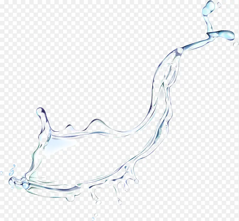 高清合成水花飞溅效果