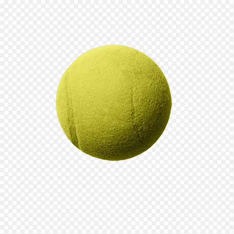 黄色网球