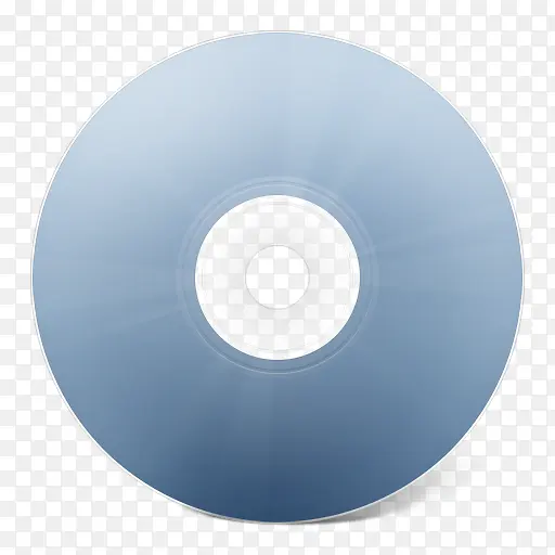 蓝色的光碟图标